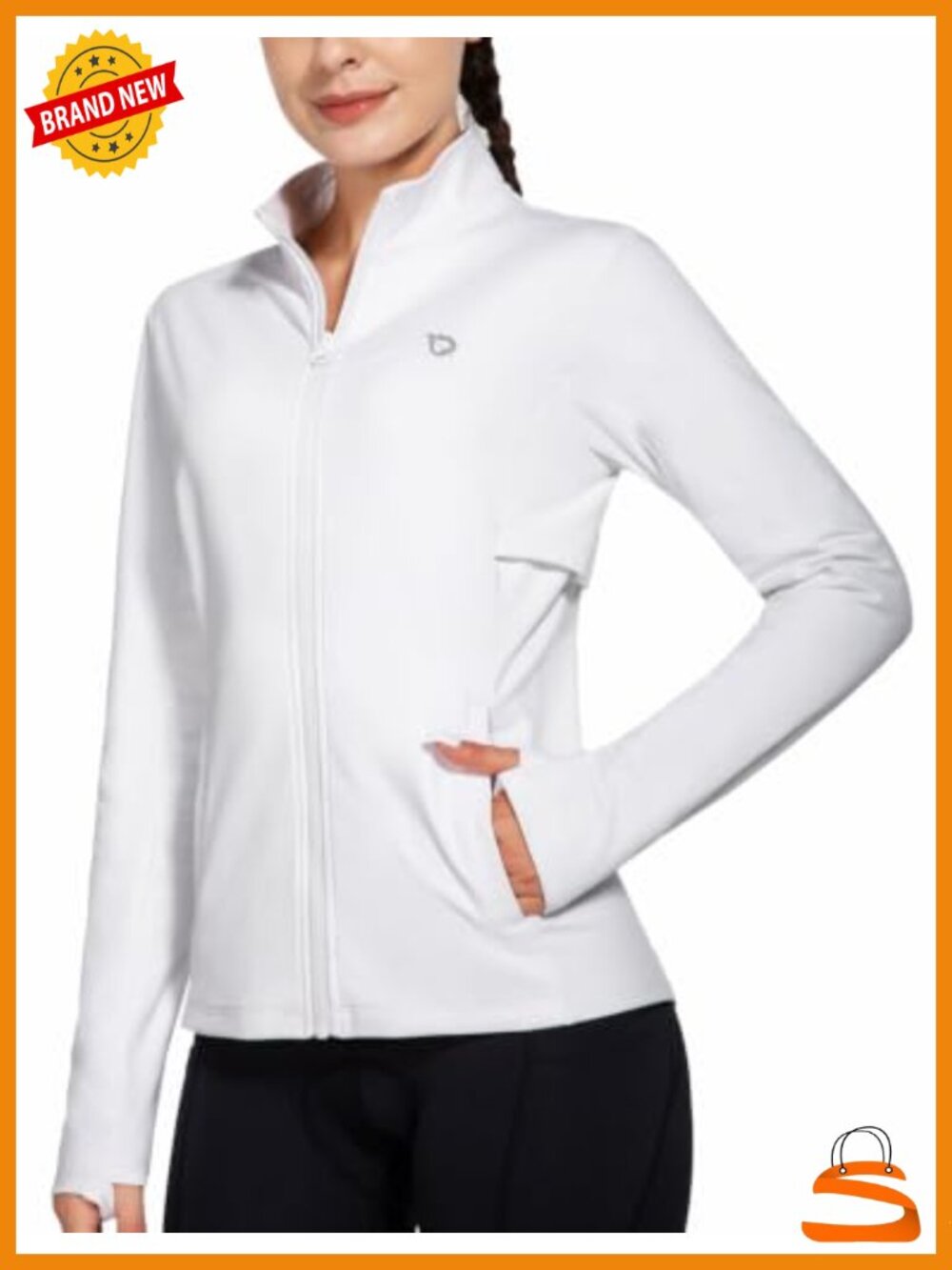 Fleece Running Jacket Water Resistant Full Zip Winter Cycling